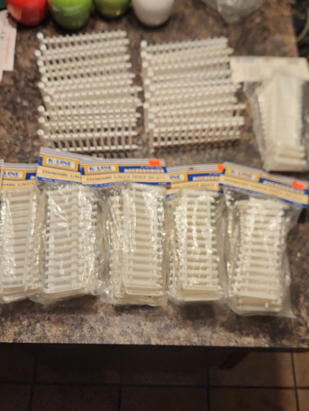 Vtg. NWT/Like New K-line Electric Trains Standard Guage Fence Lot